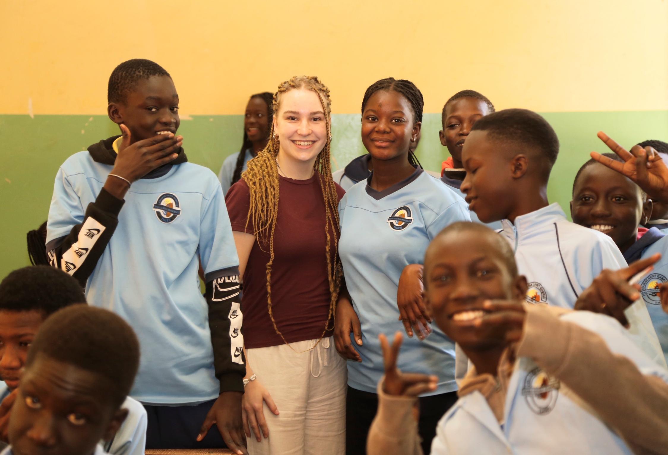 Mittendrin statt nur dabei: Lene Möller im College St. Gabriel